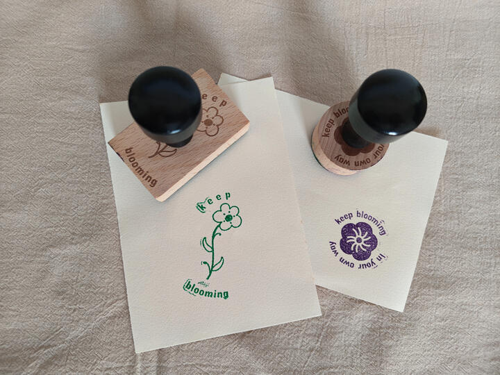 First rubber stamps set