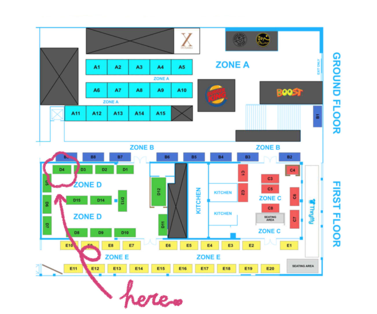 table location